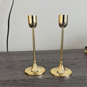 Gold Candle Holders